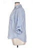 Iz Byer 100% Polyester Stripes Blue 3/4 Sleeve Blouse Size XL - photo 5