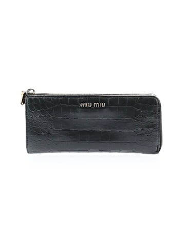 Miu Miu Leather croc-embossed Wallet (view 1)