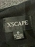 Xscape 100% Polyester Stripes Black Cocktail Dress Size 0 - photo 7