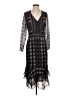Nanette Lepore 100% Polyester Paisley Black Cocktail Dress Size 4 - photo 1