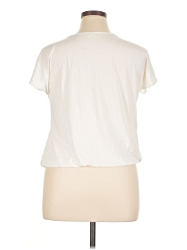 New York & Company Short Sleeve Blouse (view 2)