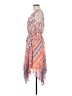 Sangria 100% Polyester Print Orange Casual Dress Size 6 - photo 5
