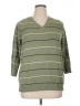 Talbots 100% Pima Cotton Green Pullover Sweater Size XL - photo 1