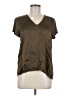 XCVI Brown Short Sleeve Top Size M - photo 1