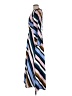 Topshop 100% Polyester Stripes Blue Casual Dress Size 8 - photo 5