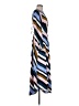 Topshop 100% Polyester Stripes Blue Casual Dress Size 8 - photo 4