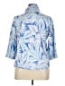 Stella Parker Tropical Blue Short Sleeve Blouse Size XL - photo 2