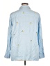 Billy T 100% Lyocell Print Blue Long Sleeve Button-Down Shirt Size XL - photo 2