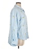 Billy T 100% Lyocell Print Blue Long Sleeve Button-Down Shirt Size XL - photo 4