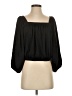 Free People Black 3/4 Sleeve Top Size XS - photo 1