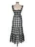 Veronica Beard Checkered-gingham Gray Casual Dress Size 2 - photo 2