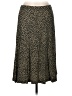 Talbots Animal Print Black Casual Skirt Size M - photo 1