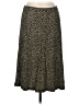 Talbots Animal Print Black Casual Skirt Size M - photo 2