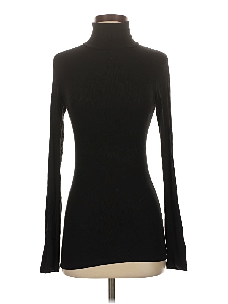 Pre-owned Wilfred Turtleneck Sweater In Black
