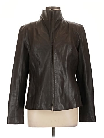 Cole Haan Leather Jacket (view 1)