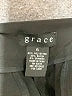 Grace Solid Black Casual Skirt Size 6 - photo 4