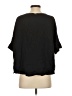 Dept. Black Short Sleeve Blouse Size S - photo 2