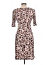 Connected Apparel Floral Brown Cocktail Dress Size 10 (petite) - photo 2