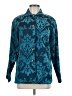 Erin London Print Teal Coat Size M - photo 1