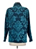 Erin London Print Teal Coat Size M - photo 2