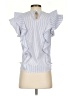 Veronica Beard Blue Sleeveless Blouse Size 0 - photo 2