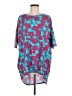 Lularoe Print Teal Casual Dress Size M - photo 1