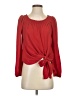 MICHAEL Michael Kors Red Long Sleeve Blouse Size XXS - photo 1