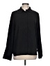 Anne Klein 100% Polyester Solid Black Long Sleeve Blouse Size L - photo 1