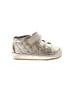 Assorted Brands Argyle Silver Gold Sneakers Size 3-6 mo (baby) - photo 1