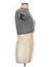 OQQ Tweed Gray Short Sleeve Turtleneck Size L - photo 4