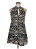 Free People Animal Print Blue Cocktail Dress Size 6 - photo 1