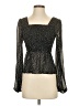 Sincerely Jules 100% Polyester Black Long Sleeve Blouse Size S - photo 1