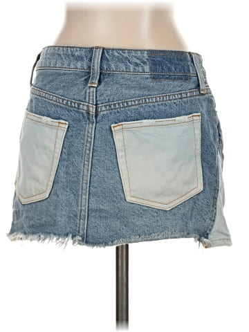 We the Free Denim Skirt (view 2)
