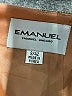 Emanuel Emanuel Ungaro 100% Wool Plaid Brown Wool Skirt Size 8 - photo 4