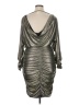 Eliza J Metallic Silver Gold Cocktail Dress Size 14 - photo 2