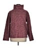 Avalanche 100% Polyester Tweed Burgundy Turtleneck Sweater Size XL - photo 1