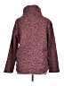Avalanche 100% Polyester Tweed Burgundy Turtleneck Sweater Size XL - photo 2