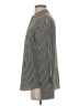 Banana Republic 100% Polyester Stripes Silver Long Sleeve Top Size S - photo 5