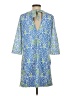 Gretchen Scott Designs Print Blue Casual Dress Size S - photo 2