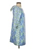 Gretchen Scott Designs Print Blue Casual Dress Size S - photo 4