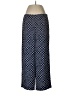 Talbots 100% Polyester Polka Dots Blue Casual Pants Size 6 - photo 1