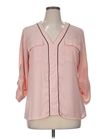 My Michelle 3/4 Sleeve Blouse (view 1)