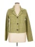 RACHEL Rachel Roy Checkered-gingham Yellow Jacket Size XL - photo 1