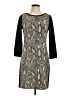 Rebecca Taylor Animal Print Black Cocktail Dress Size 10 - photo 1