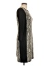 Rebecca Taylor Animal Print Black Cocktail Dress Size 10 - photo 4
