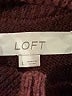 Ann Taylor LOFT Stripes Purple Pullover Sweater Size L - photo 7