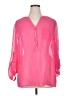 Apt. 9 Pink 3/4 Sleeve Blouse Size 1X - photo 1