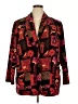 BFA Classics 100% Polyester Print Red Blazer Size 20W - photo 1