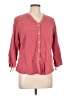 Foxcroft Red 3/4 Sleeve Blouse Size L - photo 1