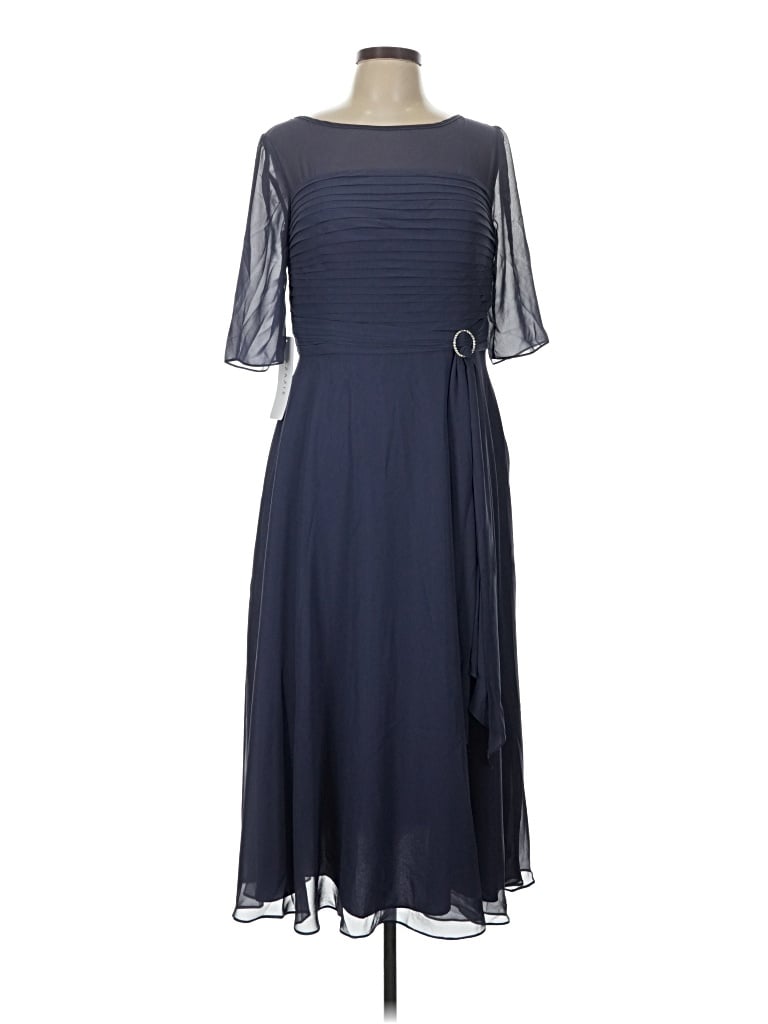 Azazie Cocktail Dress: Blue Dresses - Size 12